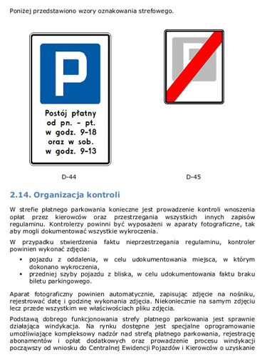 Koncepcja strefy płatnego parkowania w Olkuszu