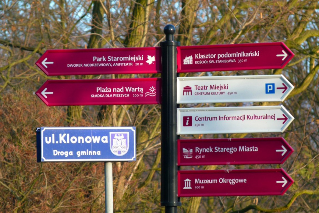 Projekt systemu informacji turystycznej na terenie miasta Sieradza