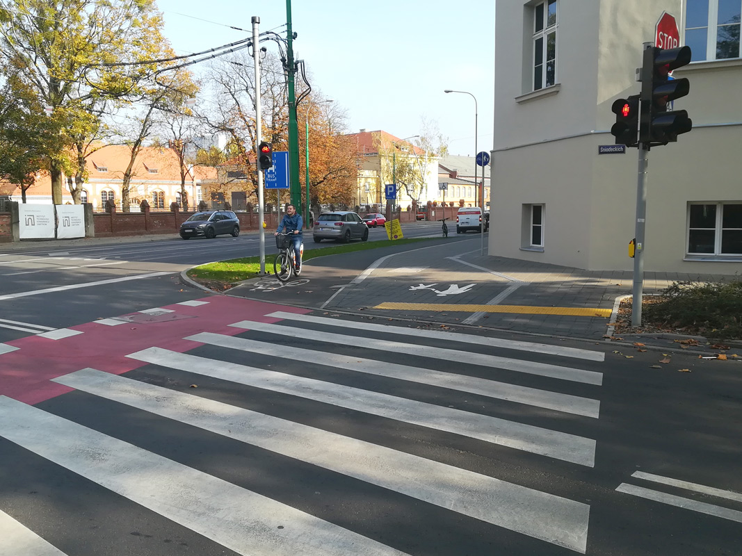 Droga rowerowa przy Grunwaldzkiej służy poznaniakom