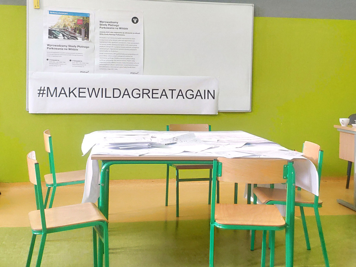 Poznań: projekt stałej organizacji ruchu na Wildzie