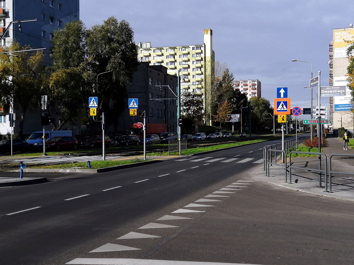 Poznań: znaczny wzrost bezpieczeństwa przy Dmowskiego
