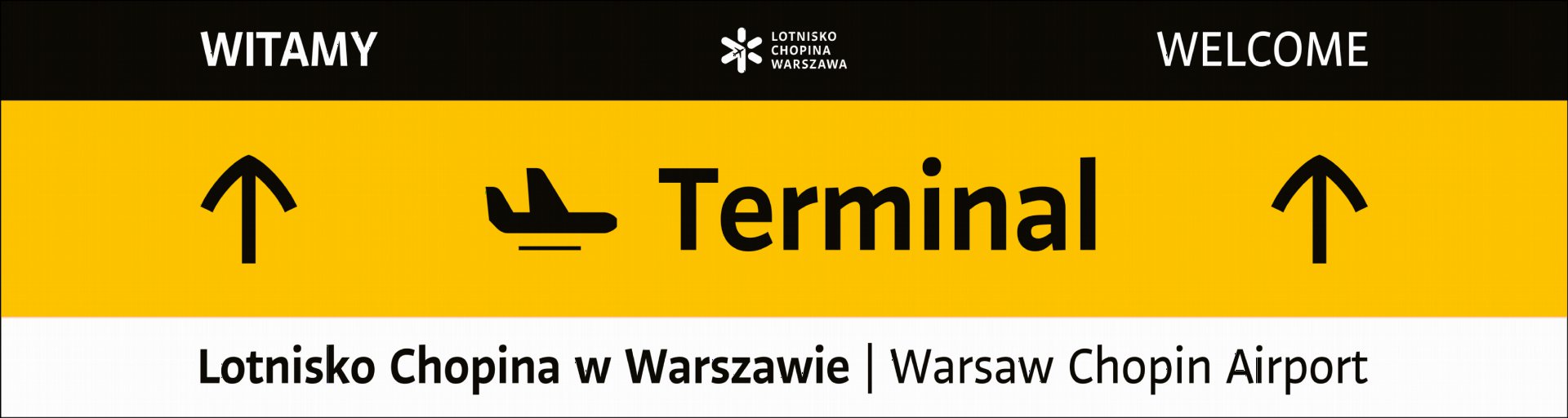 Projekt bramownicy powitalnej w ciągu drogi krajowej wiodącej na Okęcie