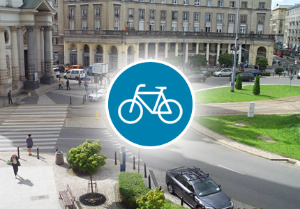Projekt rozwiązań dla ruchu rowerowego w Warszawie
