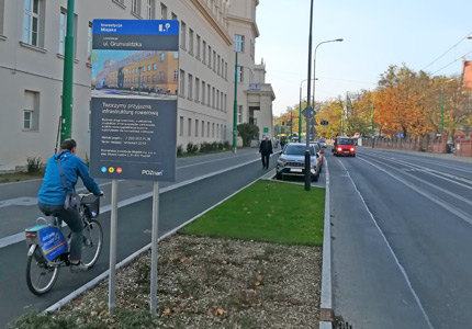 Droga rowerowa przy Grunwaldzkiej służy poznaniakom